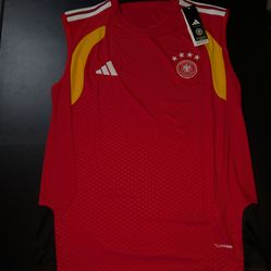 Germany soccer sleeveless training jersey