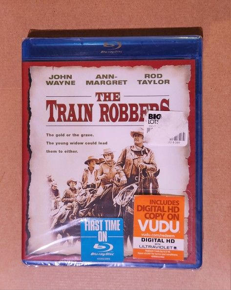 THE TRAIN ROBBERS Blu-ray 1973/2015 Brand New John Wayne Ann Margaret Rod Taylor