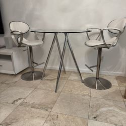 High Top Table with Stools