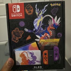 Limited Edition Pokemon SV Nintendo Switch OLED