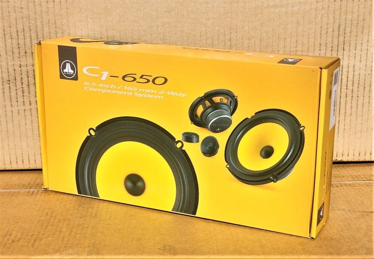 JL Audio Evolution C1 Car Speakers Set 6.5" Component Speaker System 225 Watts C1-650 🚨 Payment Options Available 🚨 No Credit Needed 🚨