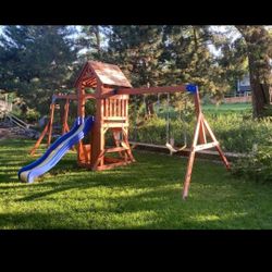 Wooden Swing Set