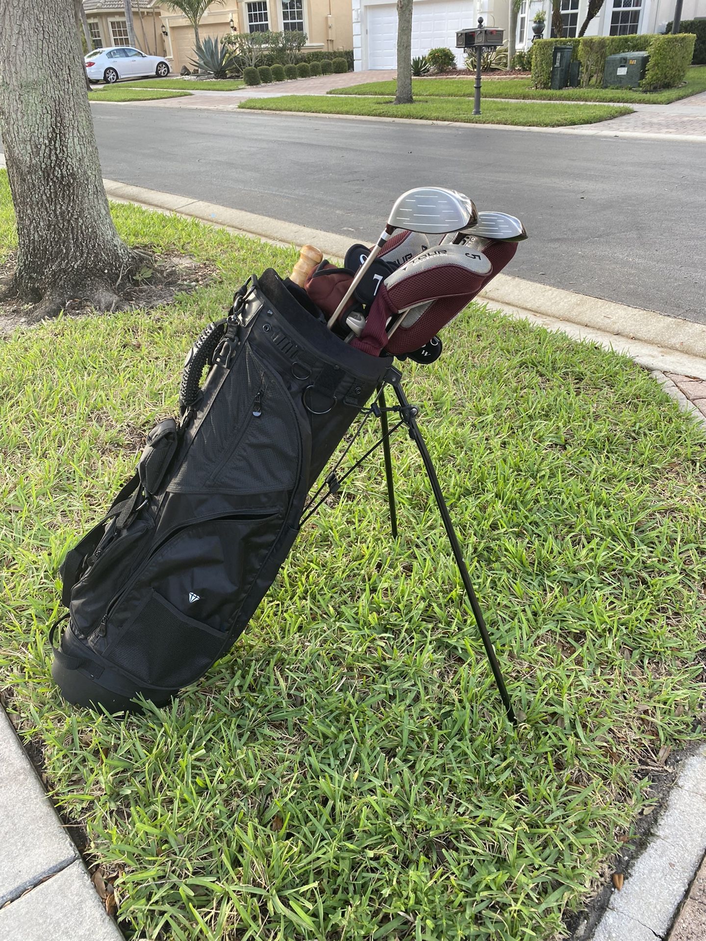 Set Of  Tour  Collection  Golf Clubs & Golf  Shipping Case