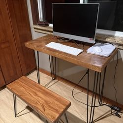 Table Or Desk With Bench