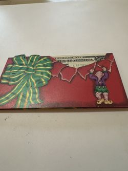 1995 Legal Tender $1 Santa Bill