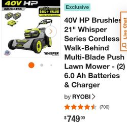 Ryobi 40 Volt 