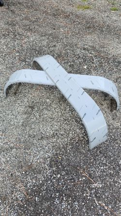 68x10 Smooth Aluminum Dual Axle Boat Trailer Fenders Height 15