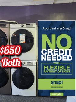Samsung Front Loads Washer And Dryer Electric