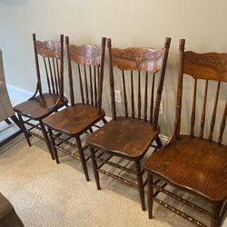 For Vintage Pressed Back Up Chairs For 145 For All Pricey Online