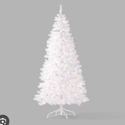 White Christmas Tree 6.5 Ft (no Lights Attached)