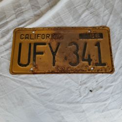 California License Plate