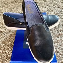 Keds Black Leather Crashback 