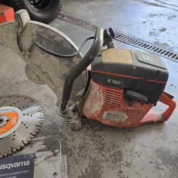 2 HUSQVARNA K760 CONCRETE SAWS 