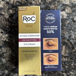 NEW ROC RETINOL LINE SMOOTHING EYE CREAM $7!