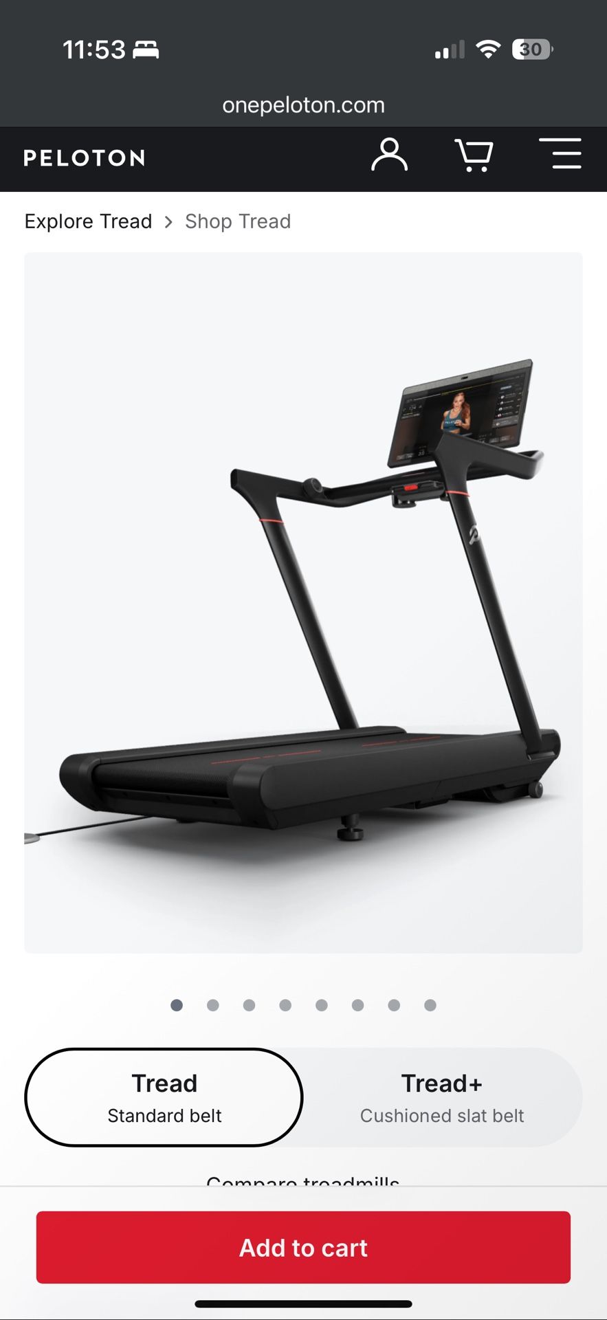 Peloton Tread treadmill