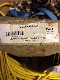 Concrete Trowel Blades