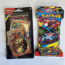 Pokemon Mega Evolution/Flames Lot Of 2 Packs