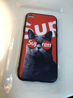 Brand-new!!! Supreme cat iPhone Case (iPhone X/Xs)