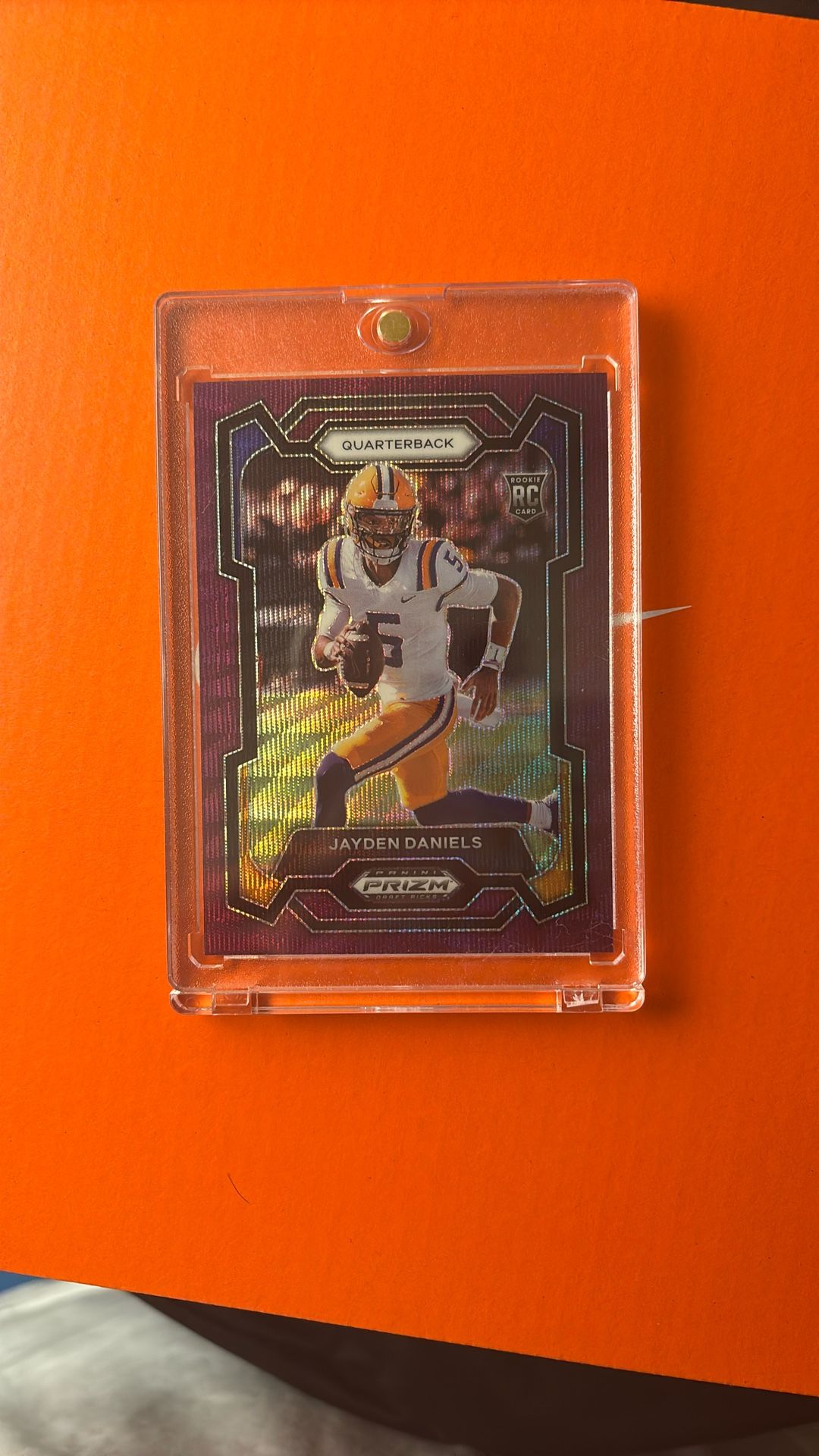 Jayden Daniels Prizm Draft Picks Purple Wave