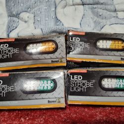 4 LED 6 1/2 Recessed Strobe Lights