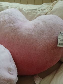 Cashmere And Cupcake Heart Shape Pillow