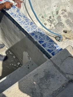 Tile and grout