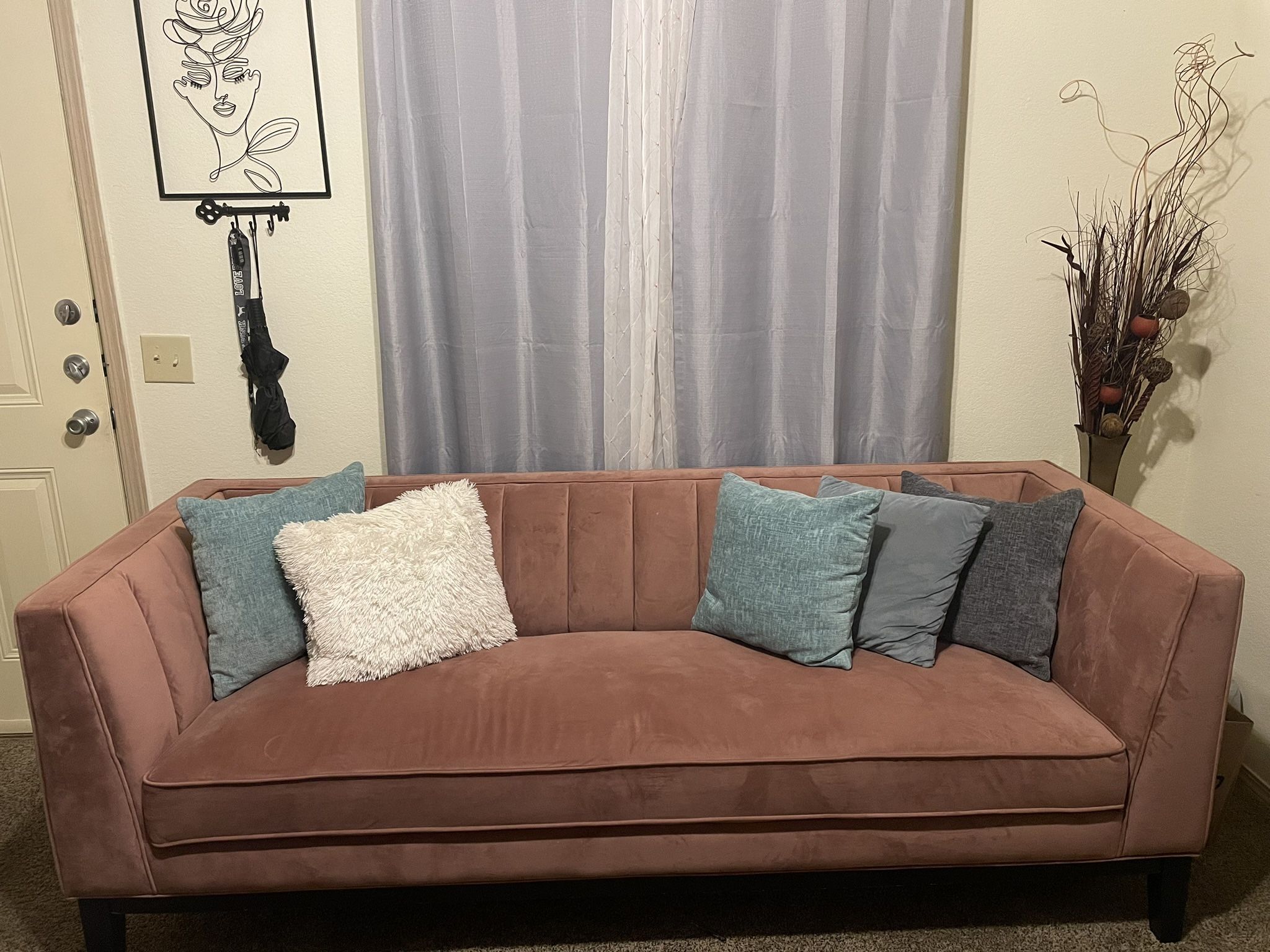 Blush Living Room Set