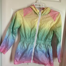 Lined Raincoat - Size 10 Youth - Ombré Color 