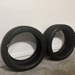 245/35/19 Tires (2) Like New 