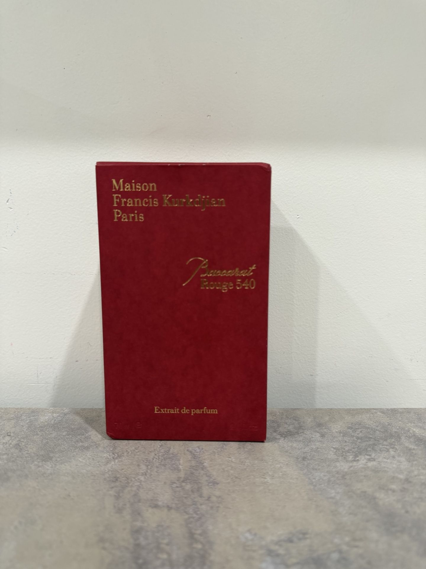 Baccart Rouge Not Opened