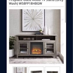 Tv Stand/ Fire Place 