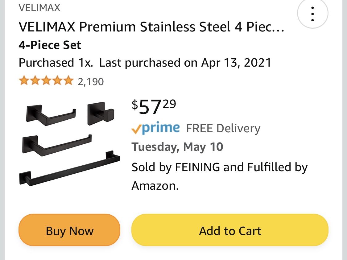 Bathroom Towel Hanging Set