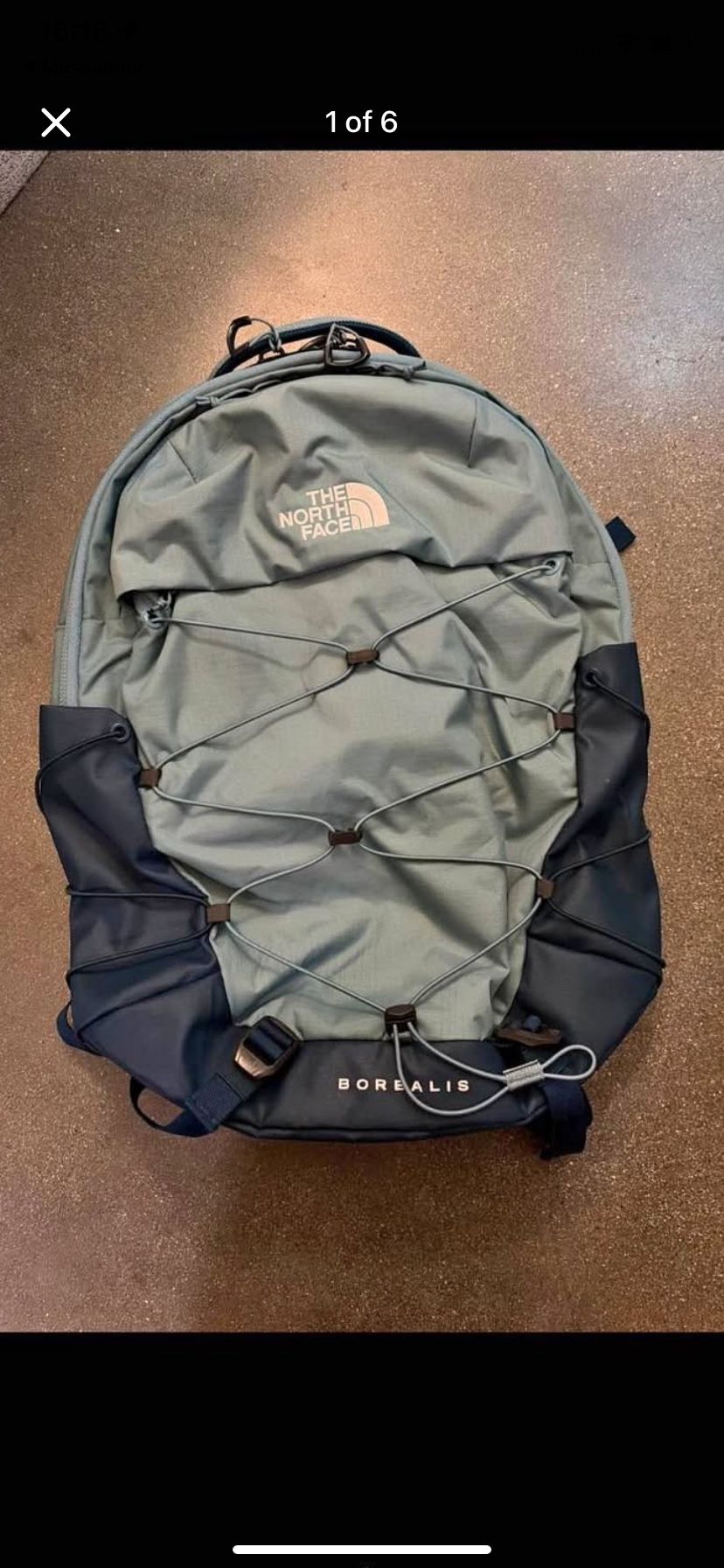 The North Face Borealis Commuter Backpack – Algae Blue/Midnight Petrol – Like New