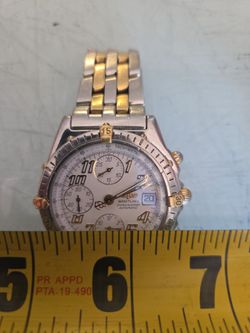 18k Gold Breitling RARE A+ WATCH 110% AUTHENTIC