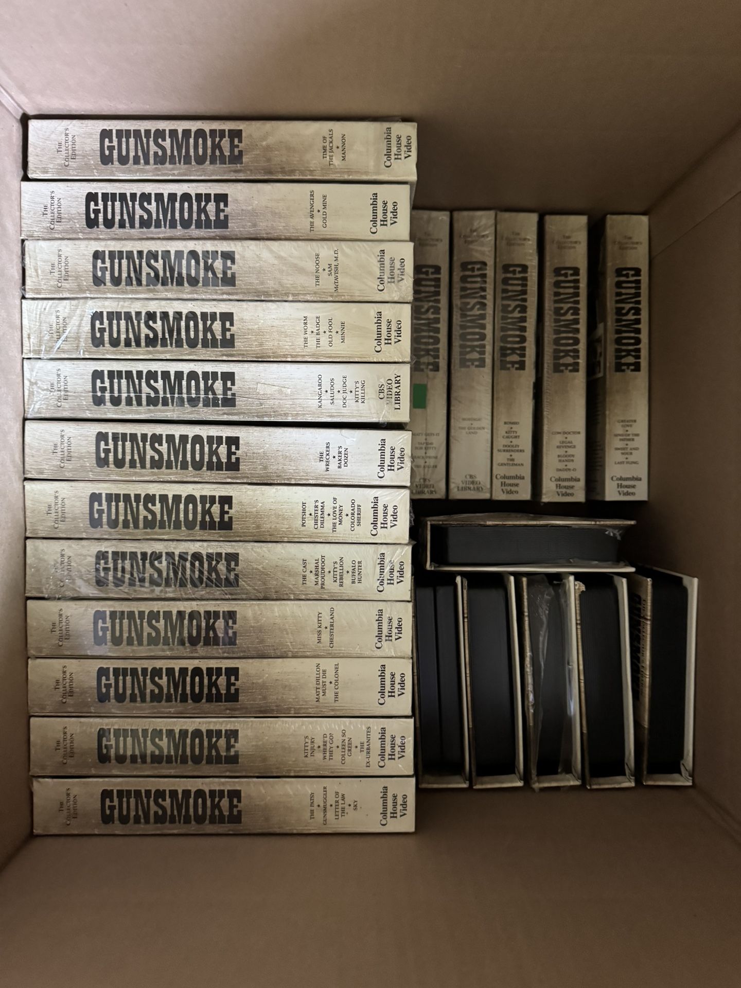 GUNSMOKE Collection and assorted VHS titles