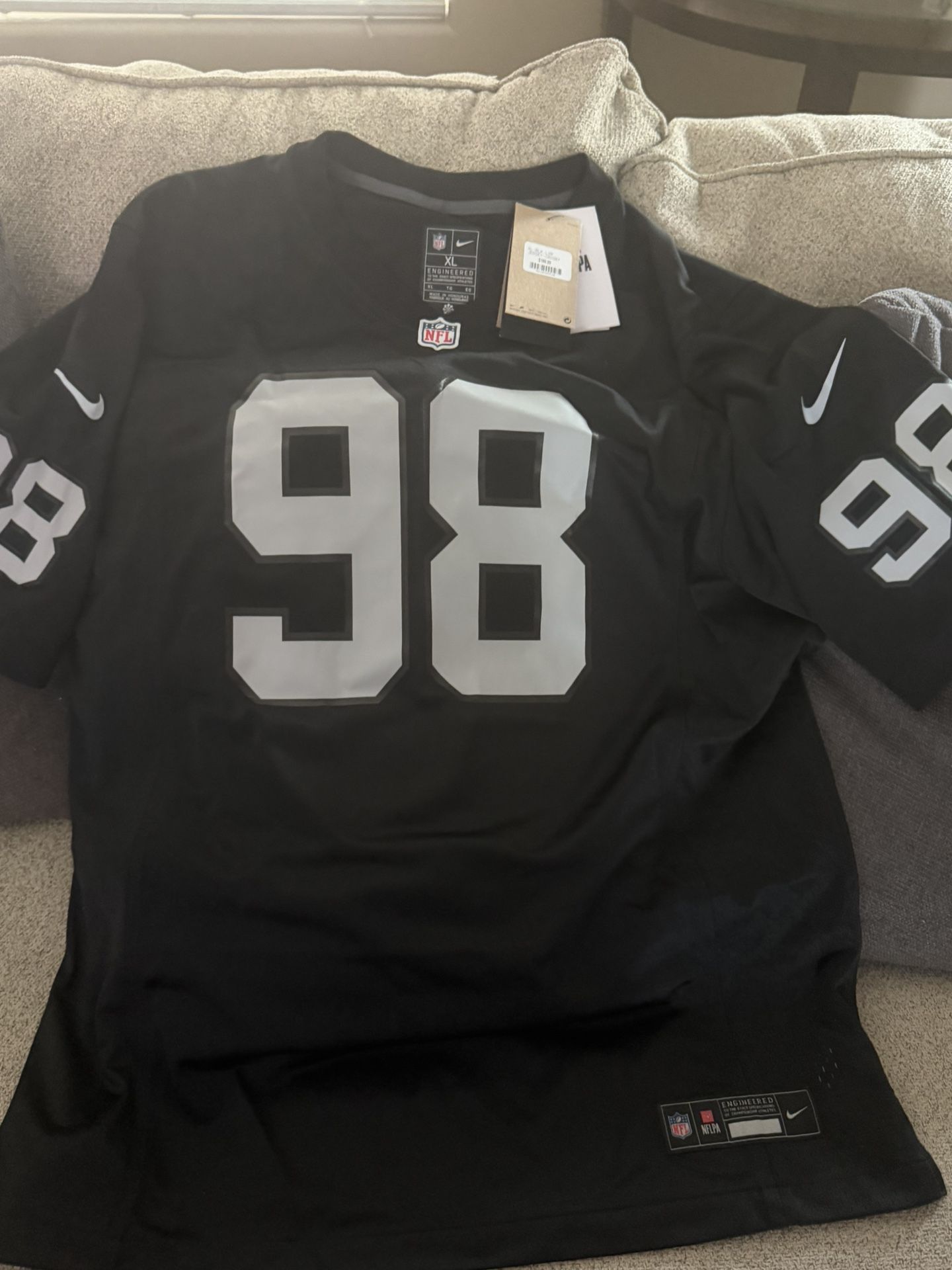 Raider Jersey Nike On Field 