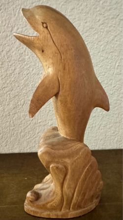Hand carved Dolphin