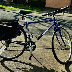 KHS 26 In Tires , M Frame Mountain Bike With Two Saddle Pouches 