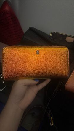 TOUS Iridescent Orange Dorp Wallet