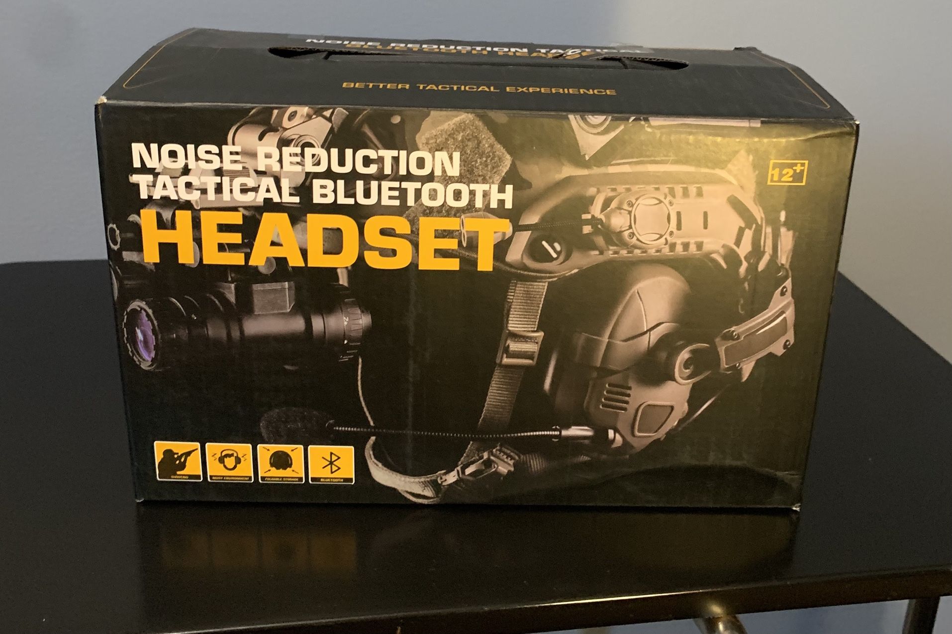 Only EST Tactical bluetooth Headset noise reduction NIB