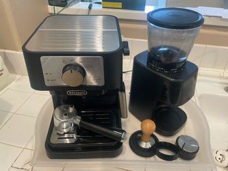 Espresso Machine and Coffee Grinder