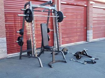 Parabody Smith squat rack bench press fitness gym equipment weights for Sale in Simi Valley CA OfferUp
