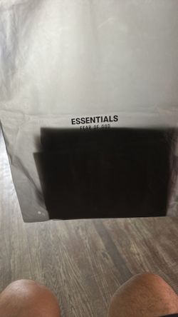 Fear of God Essentials Black Rib Tank