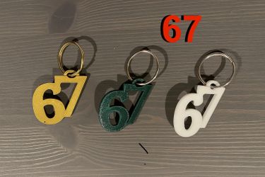 “67” Keychain For All Ages