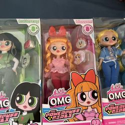 Lol Dolls x Power Puff Girls Set Of 3