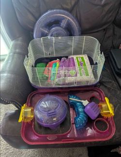 Hamster/mouse cage with everything you need