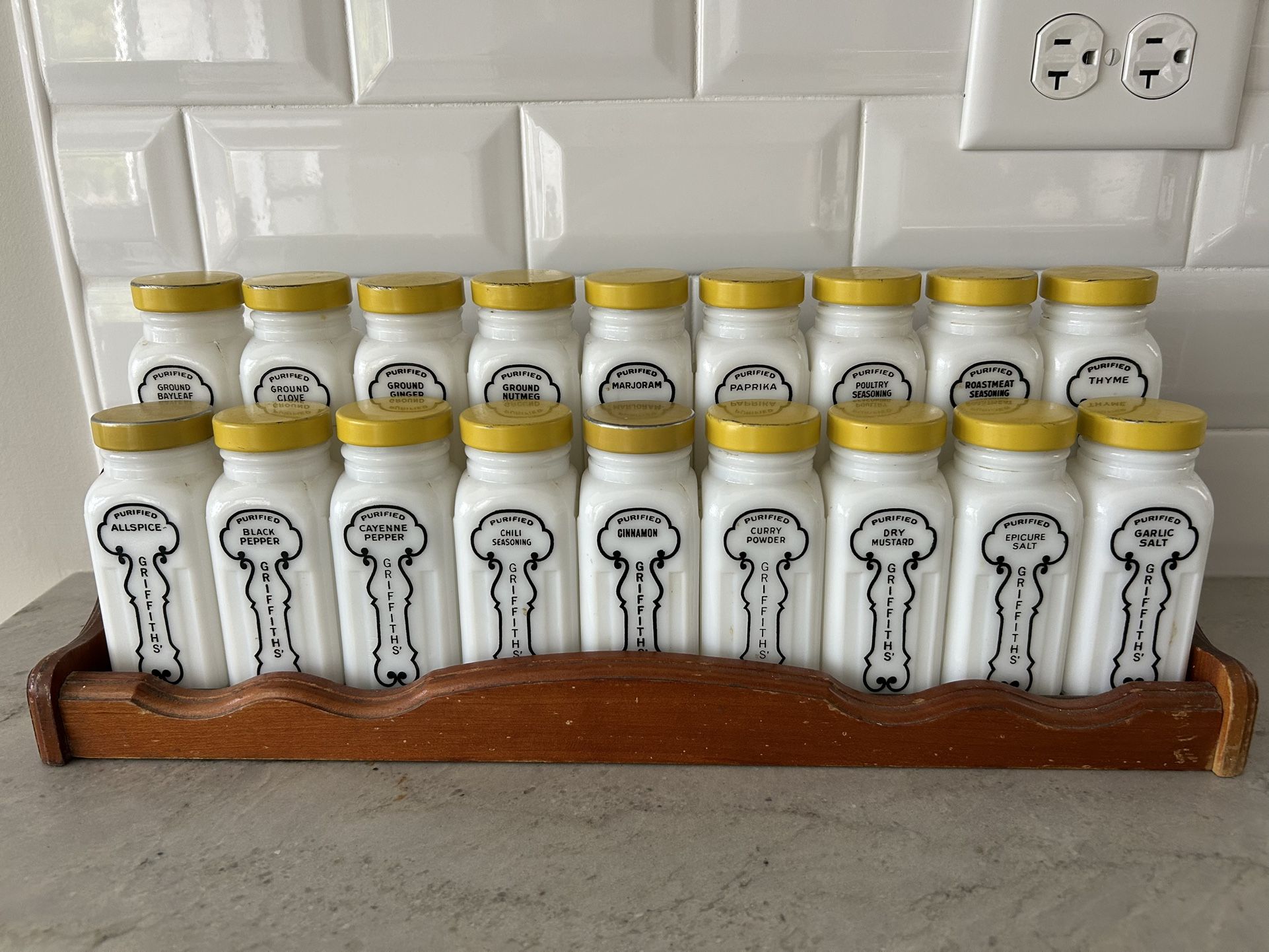 Griffith’s Vintage Spice Rack Set