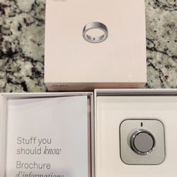 New Oura Ring 4 Silver Size 12