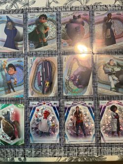 Disney Topps Chrome Trading Cards Lot