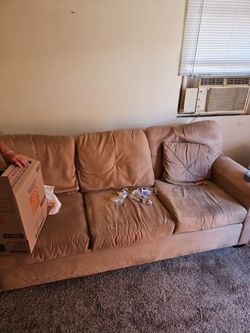 Couch, chair, 2 matching end tables *FREE PICK UP ONLY TODAY*